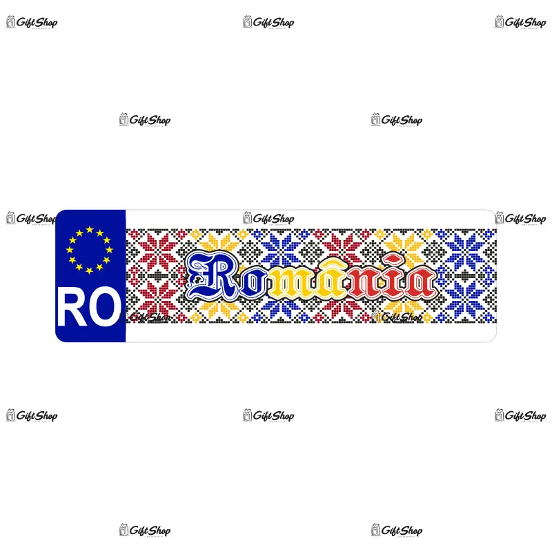 Romania model 1, indicator masina, dimensiune 500x100 mm